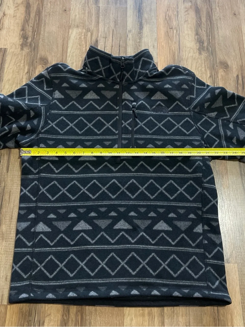 The North Face Jacket Mens M Novelty Gordon Lyons 1/4 Zip Fleece Knit Pullover